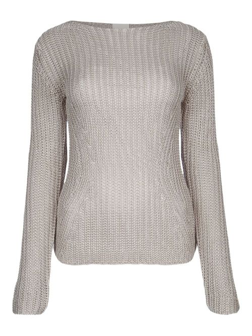 Calvin Klein silk-blend jumper - Grey