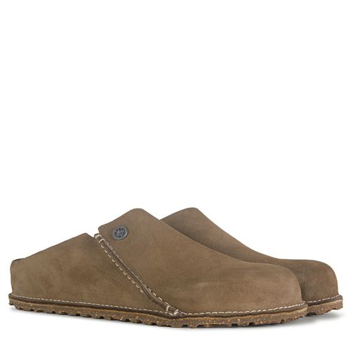 Men's Zermatt 365 Suede Clog Shoes (Gray Taupe)