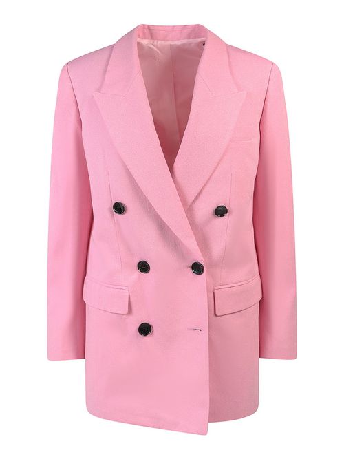Viscose and cotton blazer
