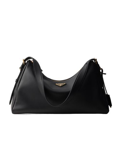 Prada Aimèe large leather shoulder bag