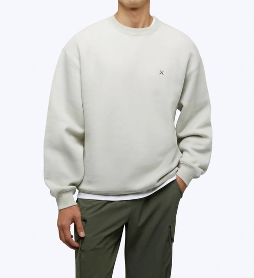 Divine Fleece Pullover In Parchment