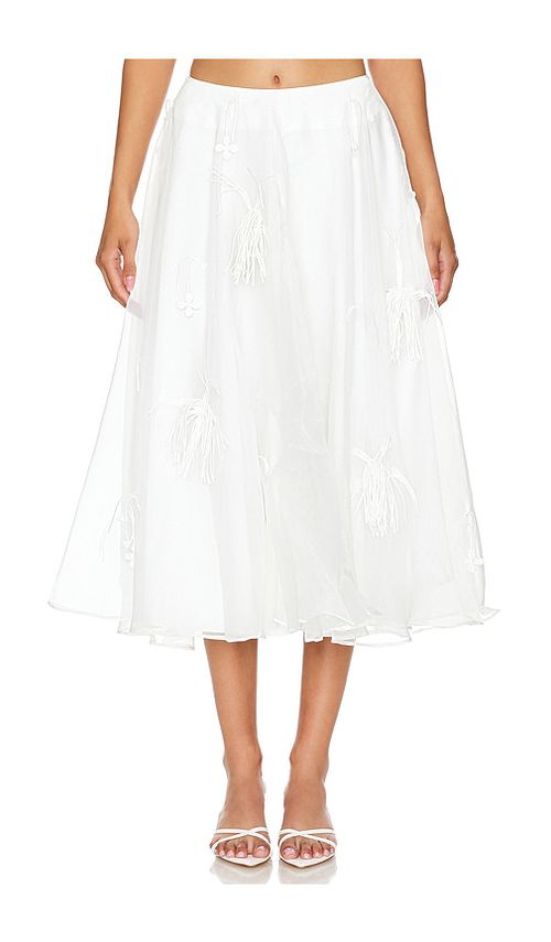 Bardot MIDIROCK MARCELLE in White. Größe 6. Also in 10, 2