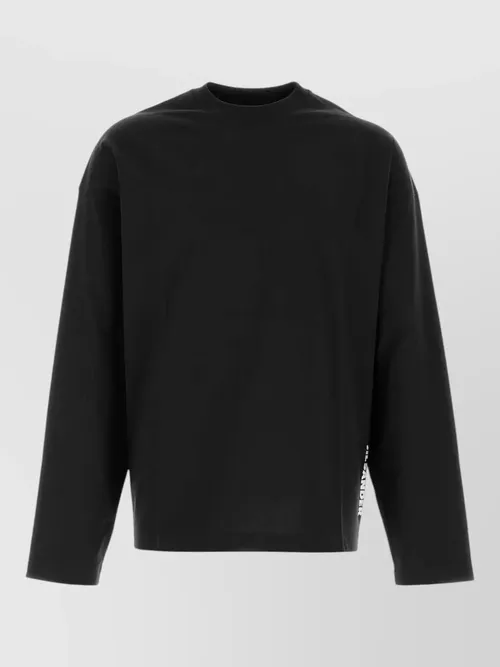 Jil Sander - long sleeve crew neck cotton tshirt