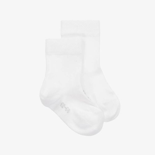 White Cotton Baby Socks