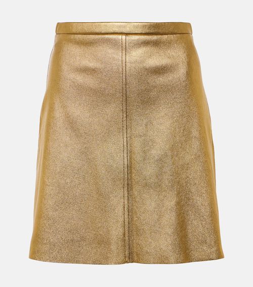 Lucie 22 leather miniskirt