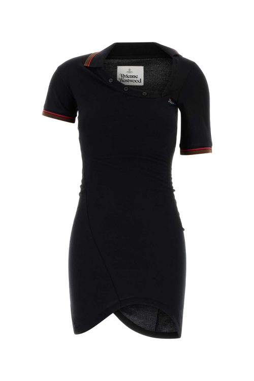 Glory Polo Dress — Black