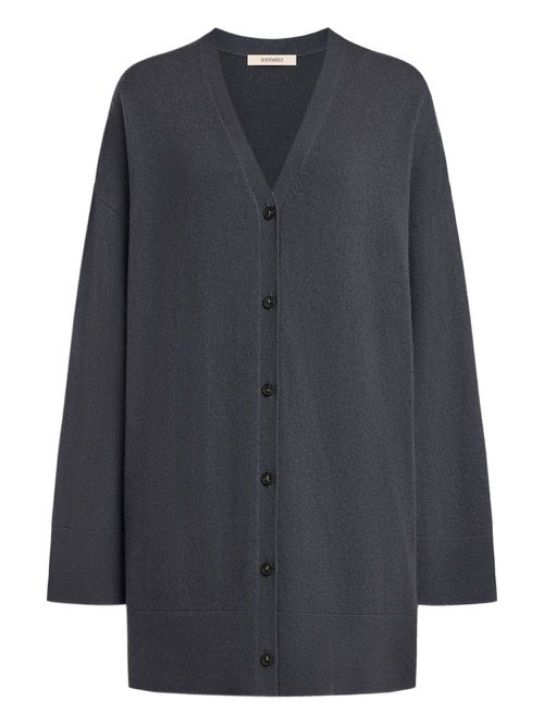 Button-front cardigan - Grey