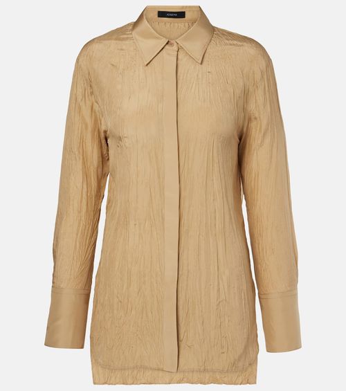 Bold silk shirt