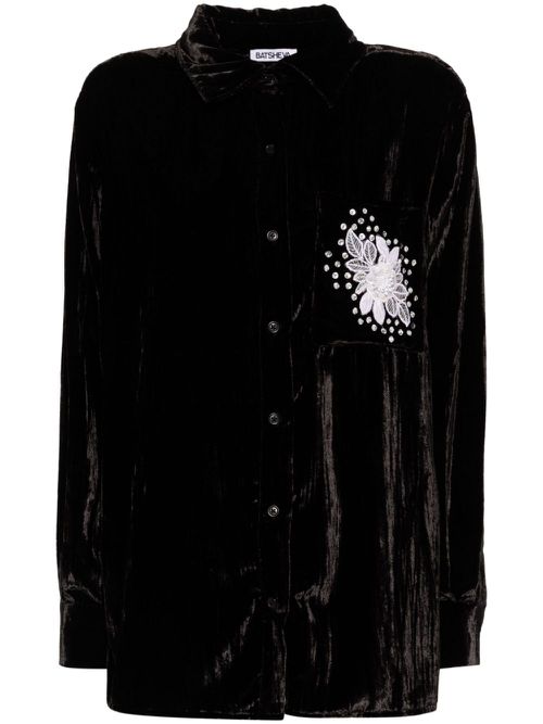 Button fastening shirt - Black