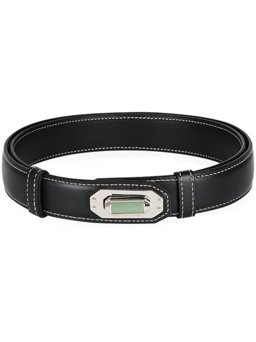 Jade Lock leather belt - Black
