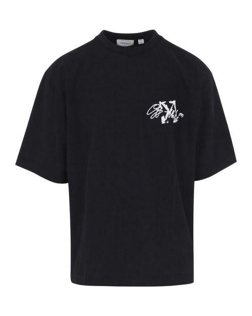 Logo-Embroidered T-Shirt — Black
