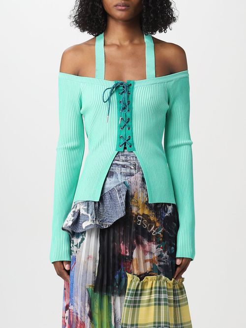 Top Woman color Green