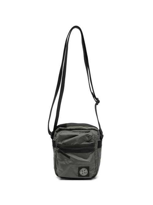 Coated Nylon Metal in ECONYL Crossbody Handbag