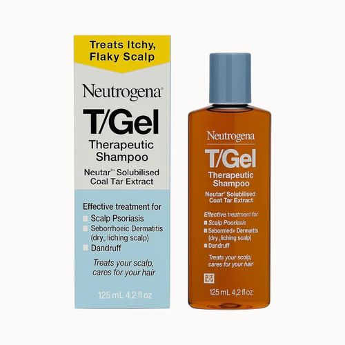 T/Gel Anti-Dandruff Shampoo for Psoriasis and Seborrheic Dermatitis, 4 oz