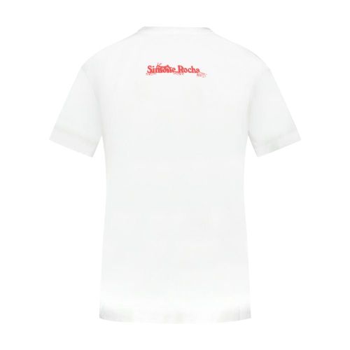 Hare Illustration T-Shirt — White