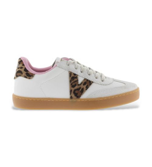 Victoria for woman. 1126204 Berlin Cilcista Leather Sneakers white (38), Flat, Laces, Casual