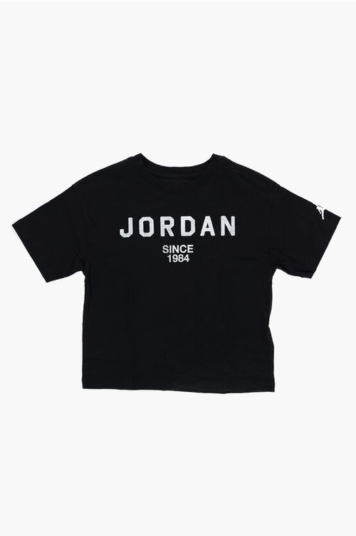 AIR JORDAN Cotton Crew-neck T-shirt With Print