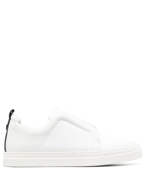 Slider laceless sneakers - White