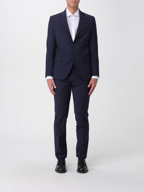 Suit Men color Blue
