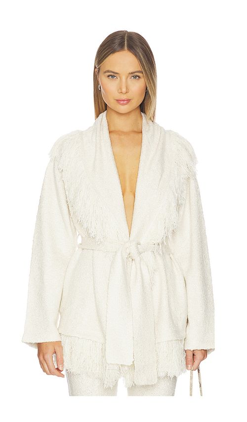 SEROYA Winslet Cardigan in Cream. - L also in S