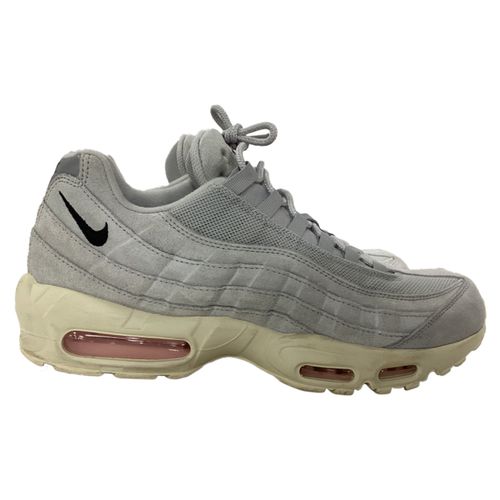 Air Max 95 Grey Pink Foam Sneakers in Grey Suede