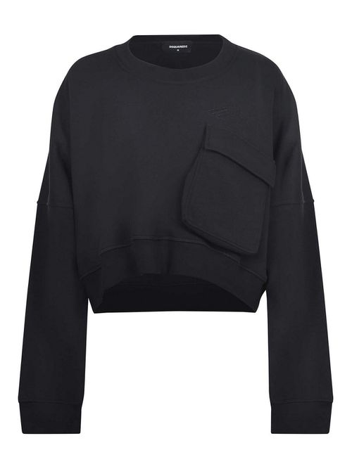 Sweatshirt Made Of Cotton Blend
