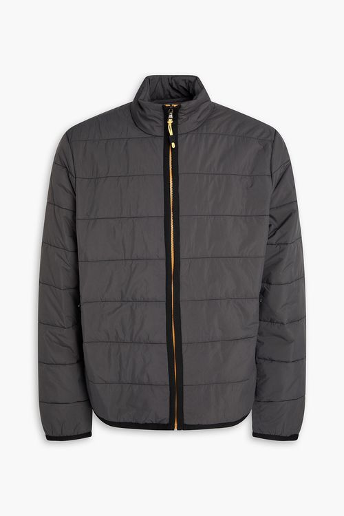 Quilted shell jacket - Gray - 1