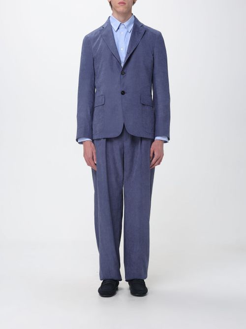 Suit Men color Blue