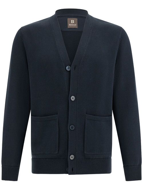Organic cotton cardigan - Blue