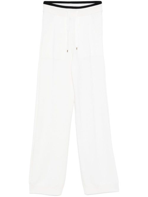 Sequin-embellished trousers - Neutrals