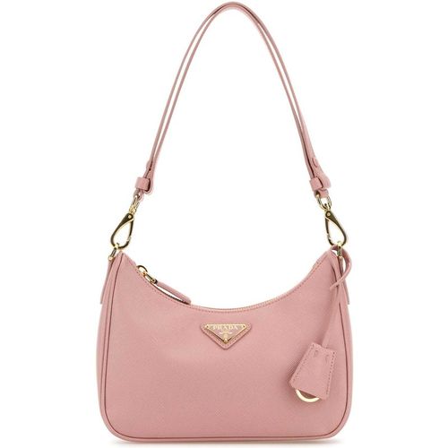 Prada Pink Leather Mini Prada Re Edition Shoulder Bag