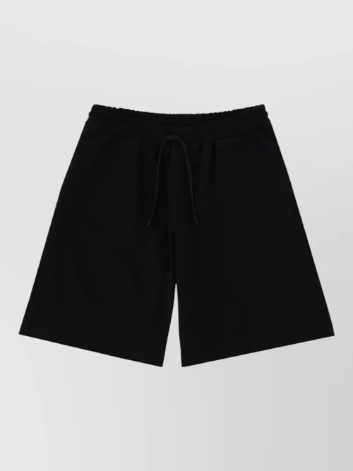 MSGM - logo drawstring shorts and back pocket