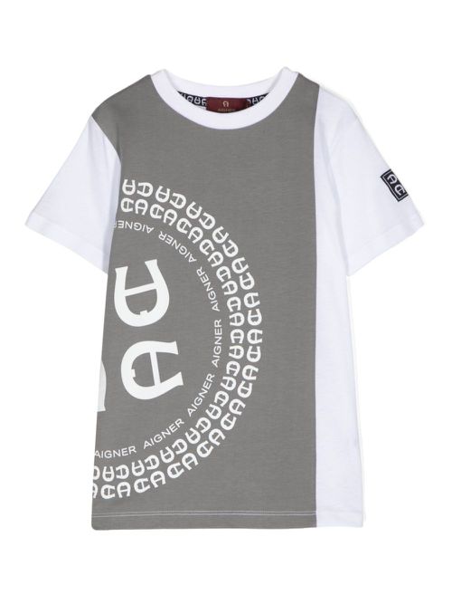 Logo-printed T-shirt - Grey