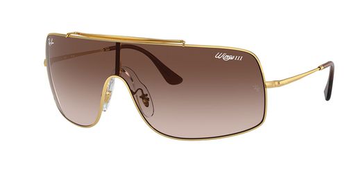 Ray-Ban RB3897 Wings III 001/13 Men's Sunglasses Gold Size 136