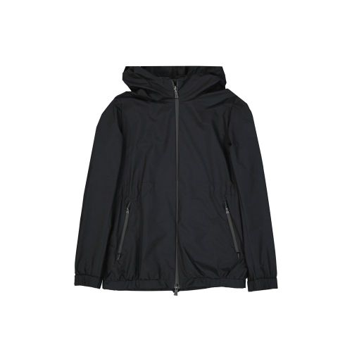Polyester Shell Jacket — Black