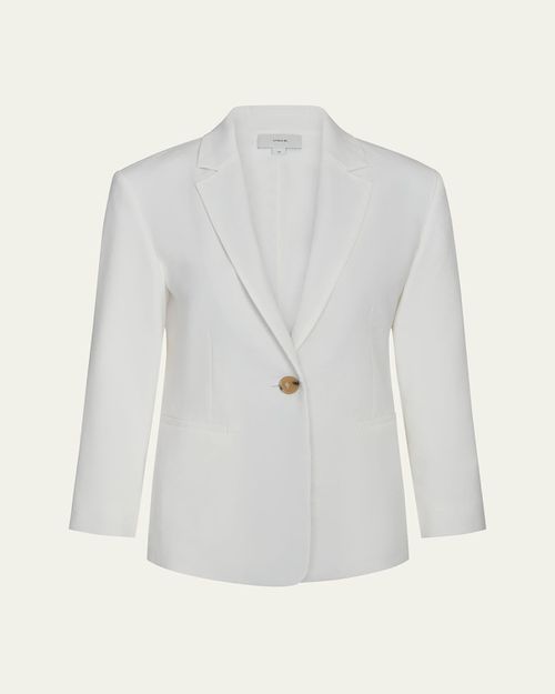 Shrunken Linen Blazer