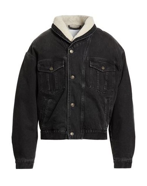 Man Denim outerwear Charcoal Size L Organic cotton