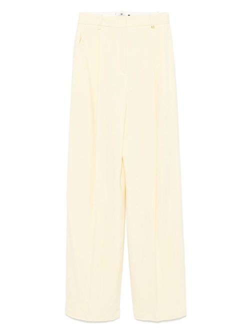 Elisabetta Franchi pleated trousers - Yellow