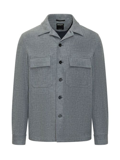 Mini Jacket Shirt with Front Pockets