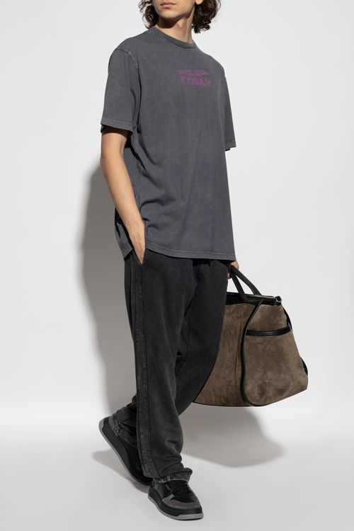 T-shirt With Print, Men's, Grey