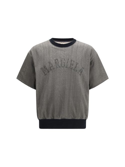 Crewneck Sweatshirt With Short Sleeves