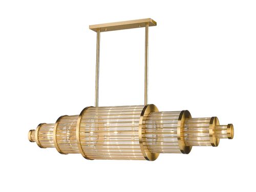 Aged Brass LED Chandelier from the Waldorf Collection