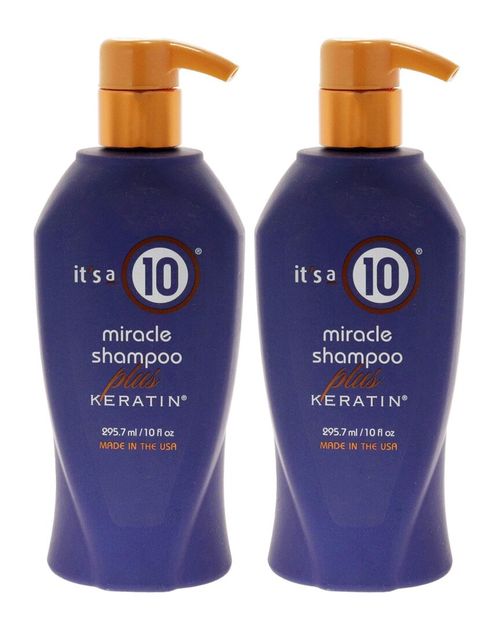 It's A 10 Unisex 10Oz Miracle Shampoo Plus Keratin - Pack Of 2