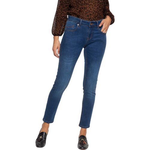 Amor, Truth & Trust Damen ATT JEANS Damen Jeans mit legeren Waschungen Leoni blau