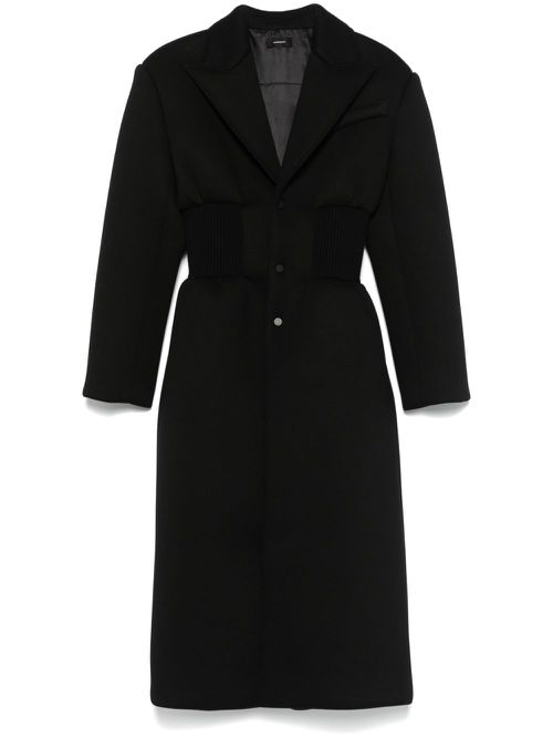 Single-breasted coat - Black