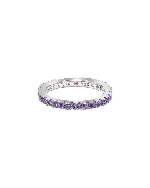 Silver Cz Stackable Ring