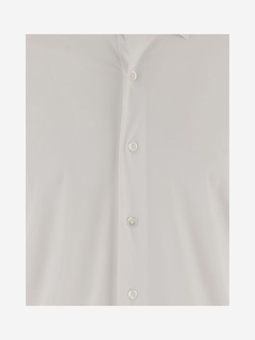 Stretch Jersey Nylon Shirt — White