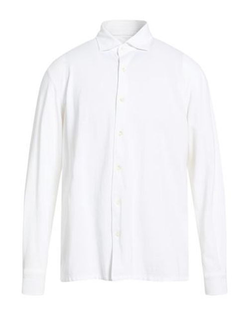 Man Shirt White Size 48 Cotton