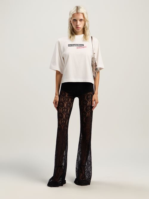 Paxlatimes Cropped Tee Woman  Off White