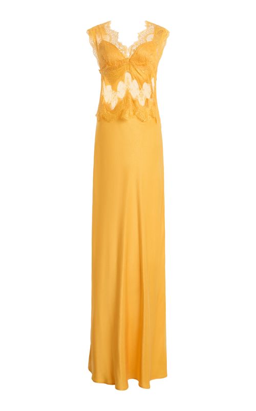 Exclusive Visions Satin Maxi Dress - Moda Operandi